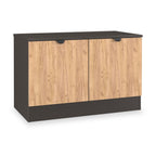 Meuble multimédia compact Huxley à 2 portes