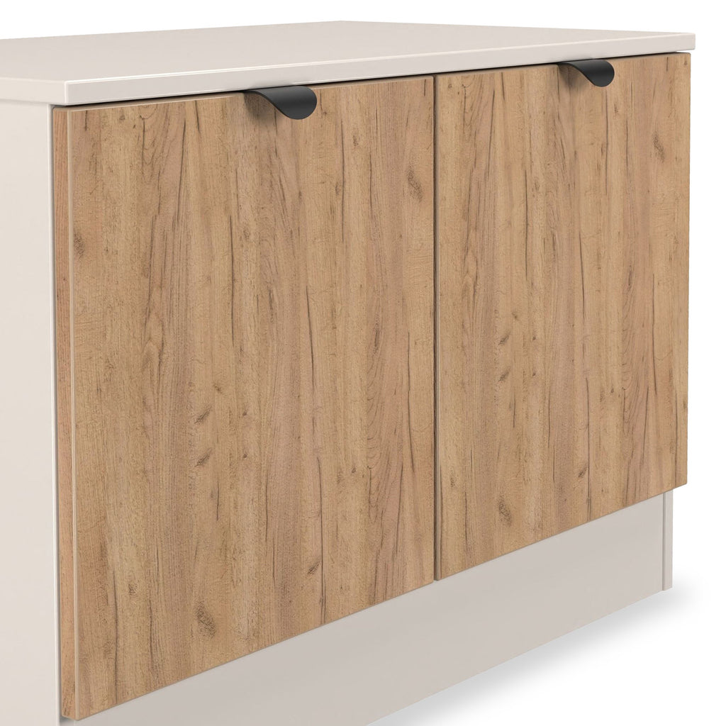 Meuble multimédia compact Huxley à 2 portes