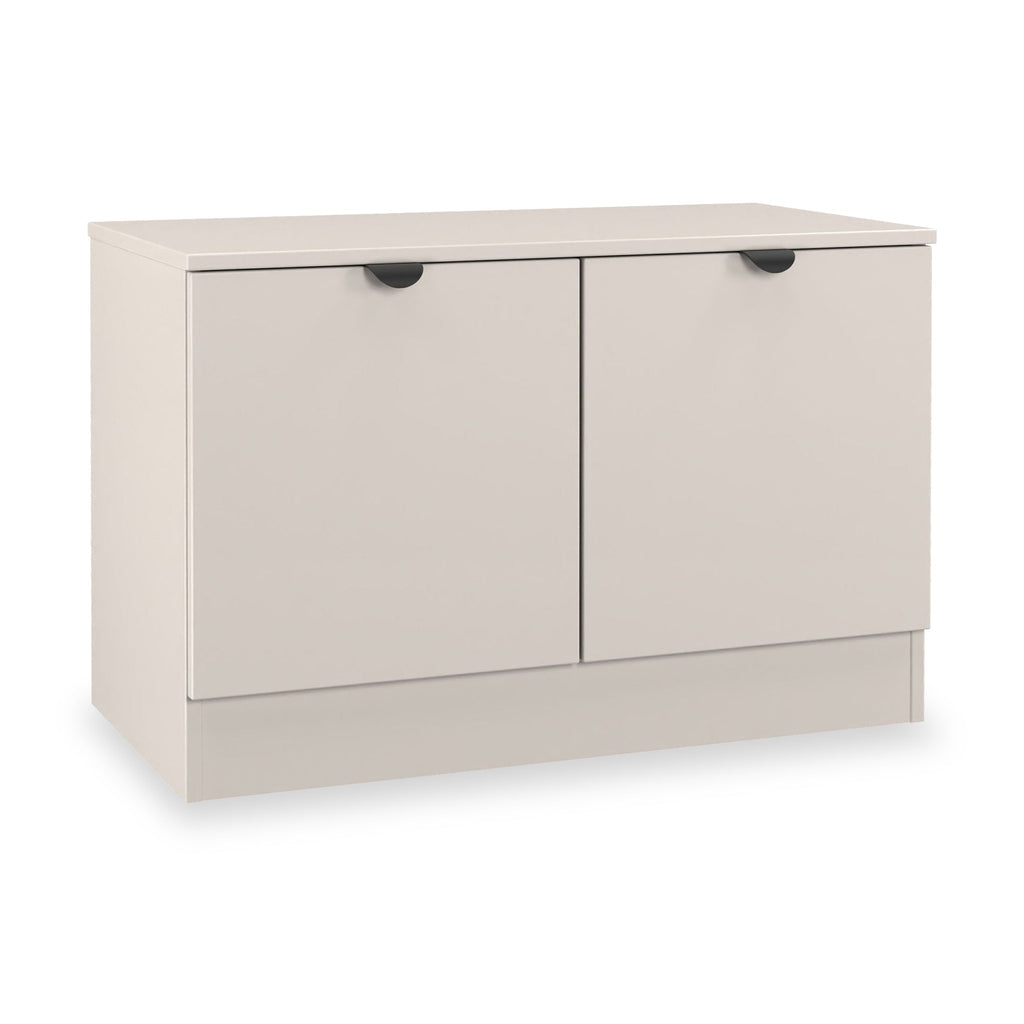 Meuble multimédia compact Huxley à 2 portes