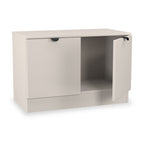 Meuble multimédia compact Huxley à 2 portes