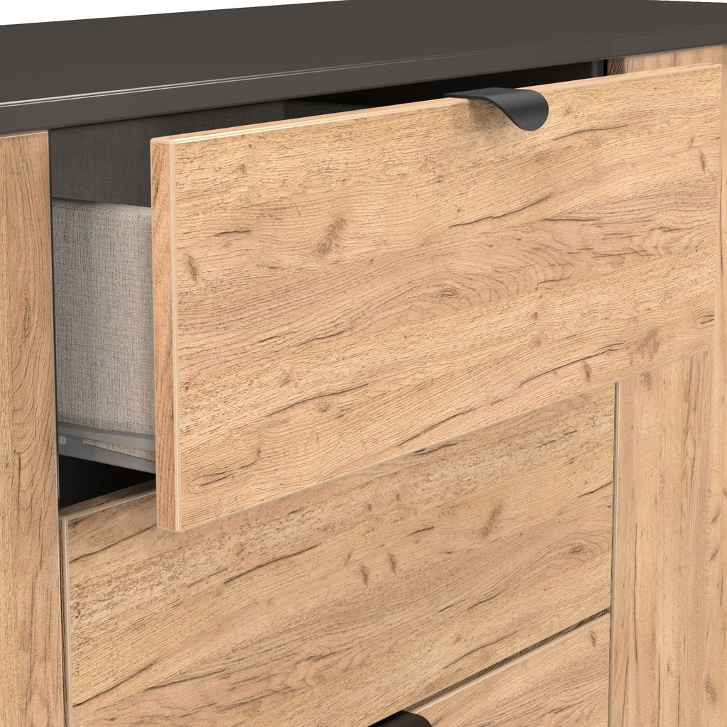 Buffet Huxley à 2 portes et 3 tiroirs