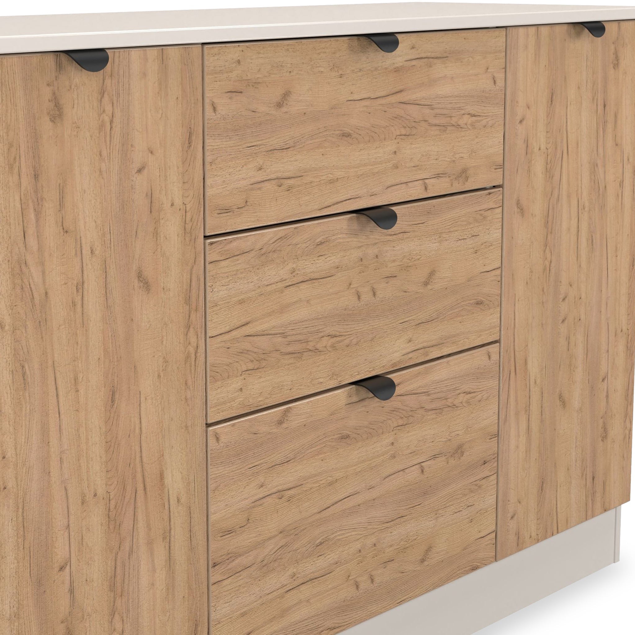 Buffet Huxley à 2 portes et 3 tiroirs