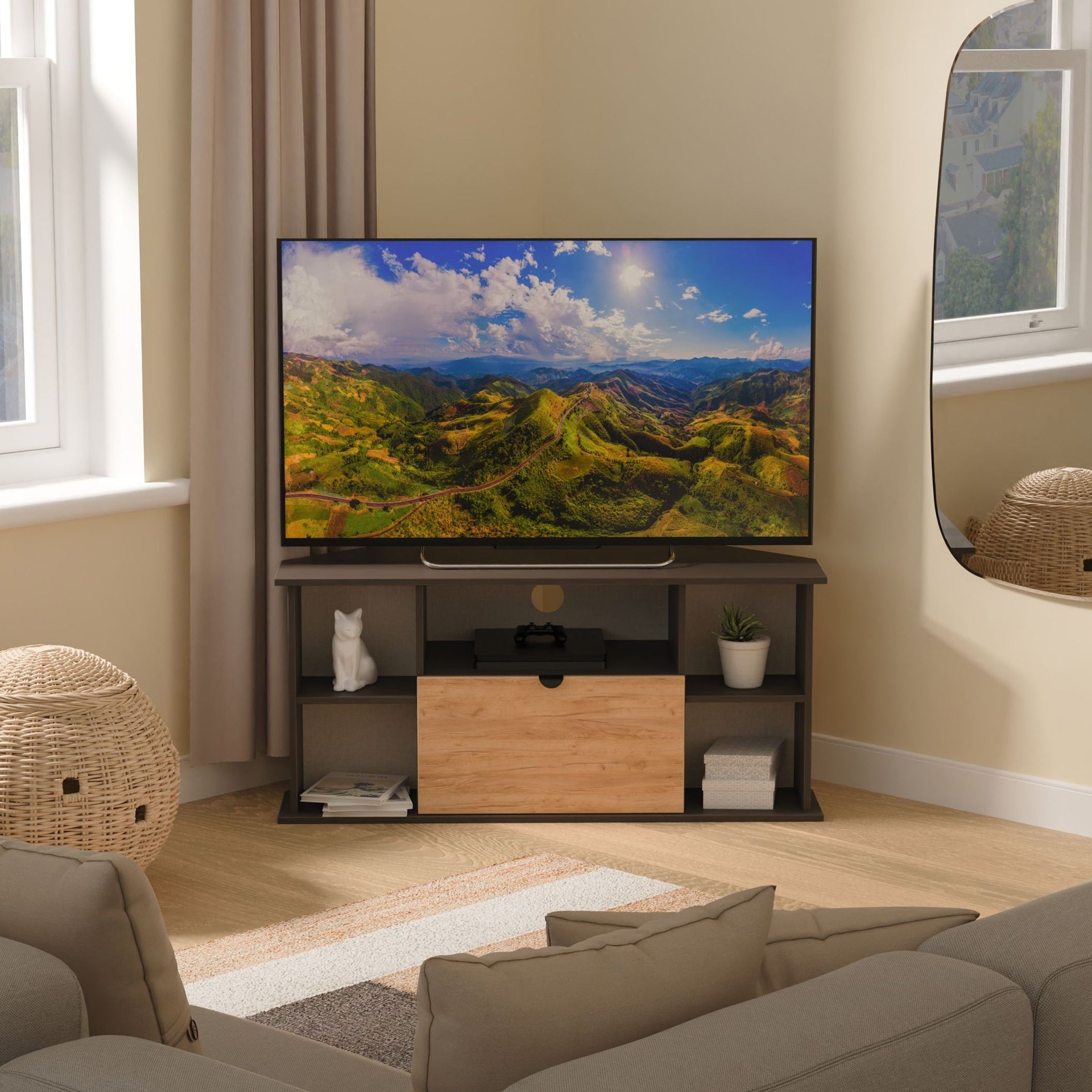 Meuble TV d'angle Huxley