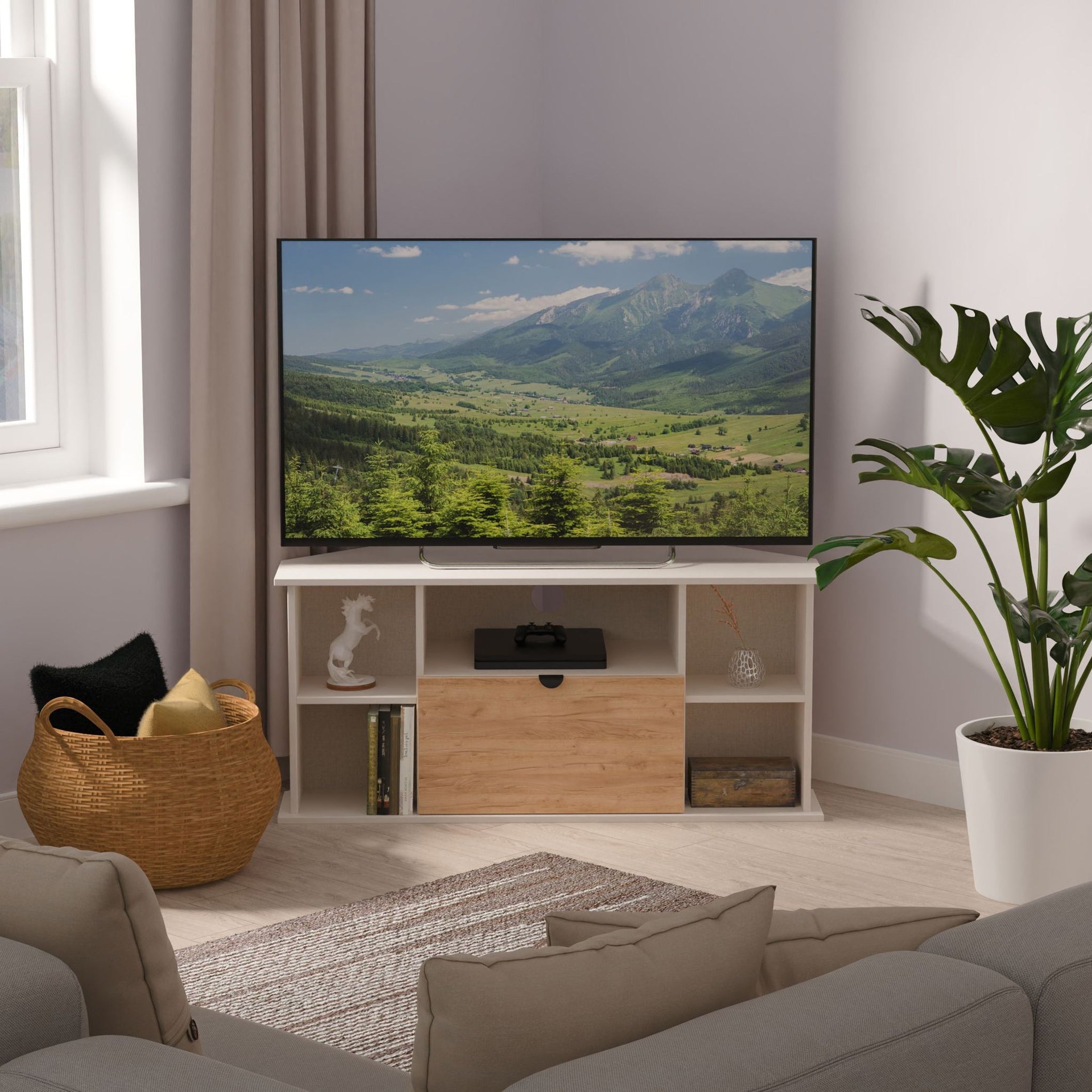 Meuble TV d'angle Huxley