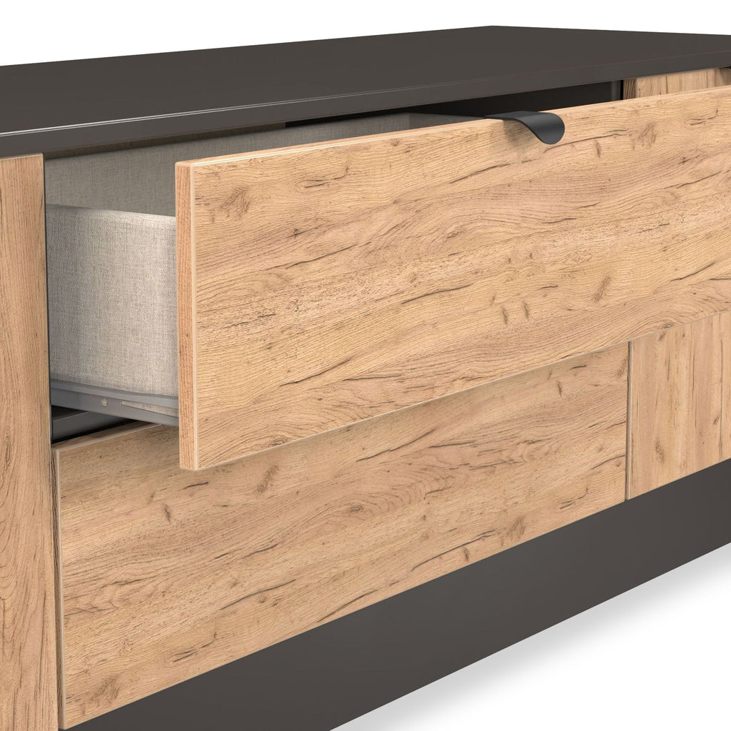 Meuble TV Huxley à 2 portes et 2 tiroirs