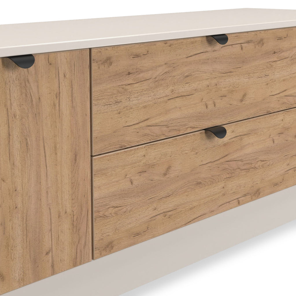 Meuble TV Huxley à 2 portes et 2 tiroirs