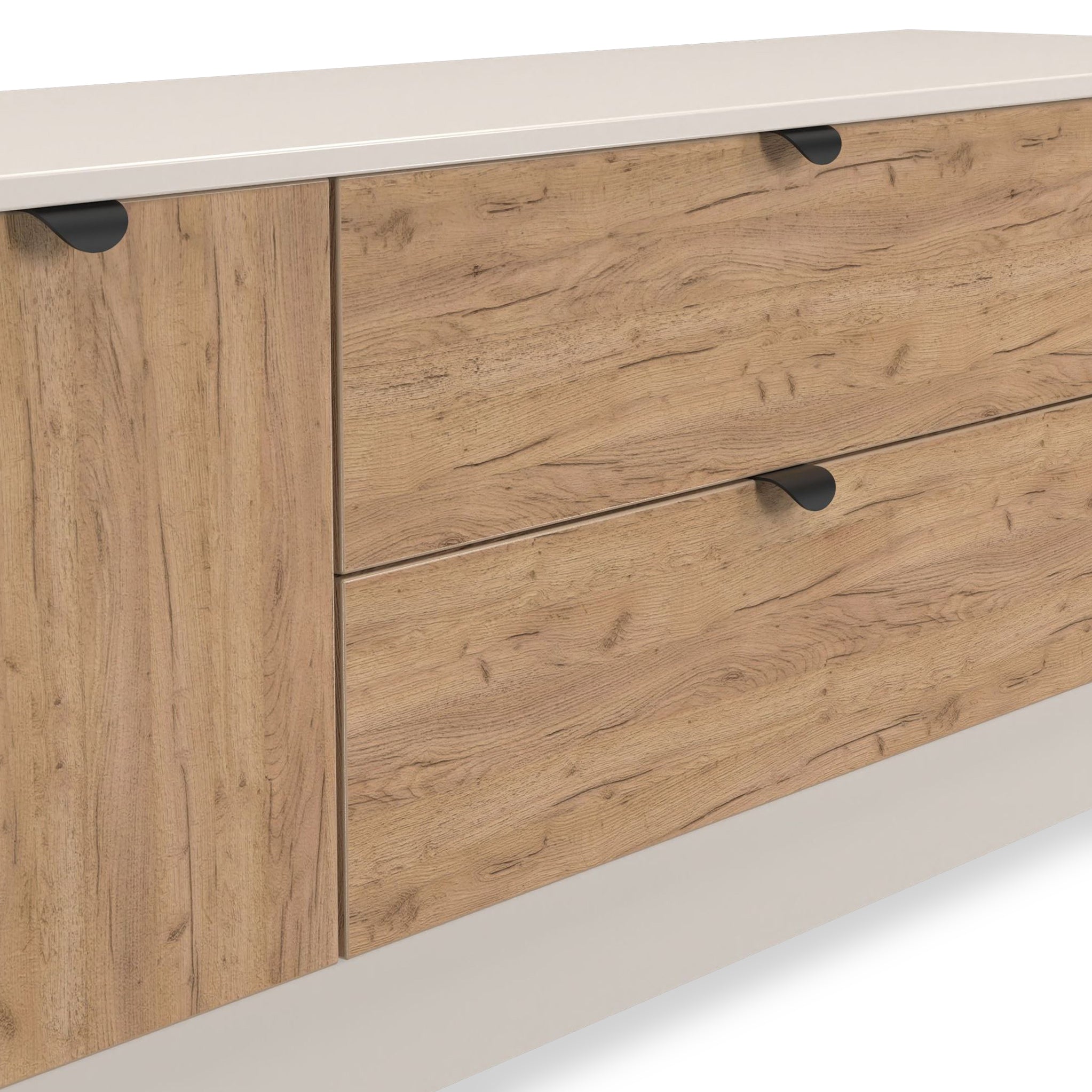 Meuble TV Huxley à 2 portes et 2 tiroirs