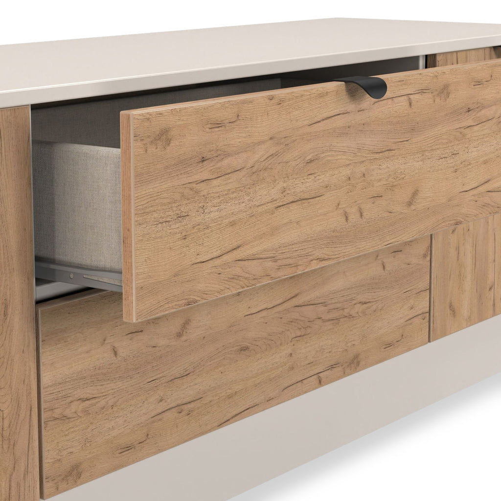 Meuble TV Huxley à 2 portes et 2 tiroirs