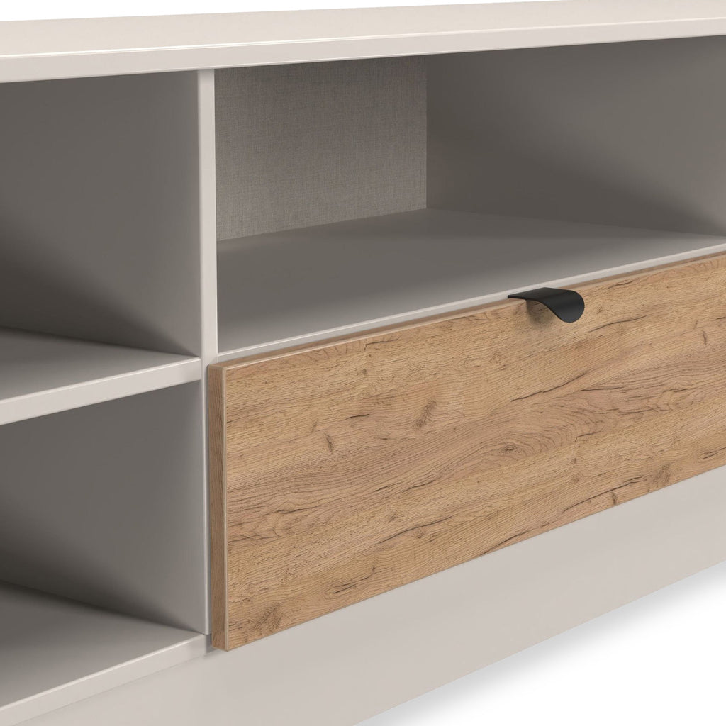 Meuble TV et multimédia Huxley large à 1 tiroir