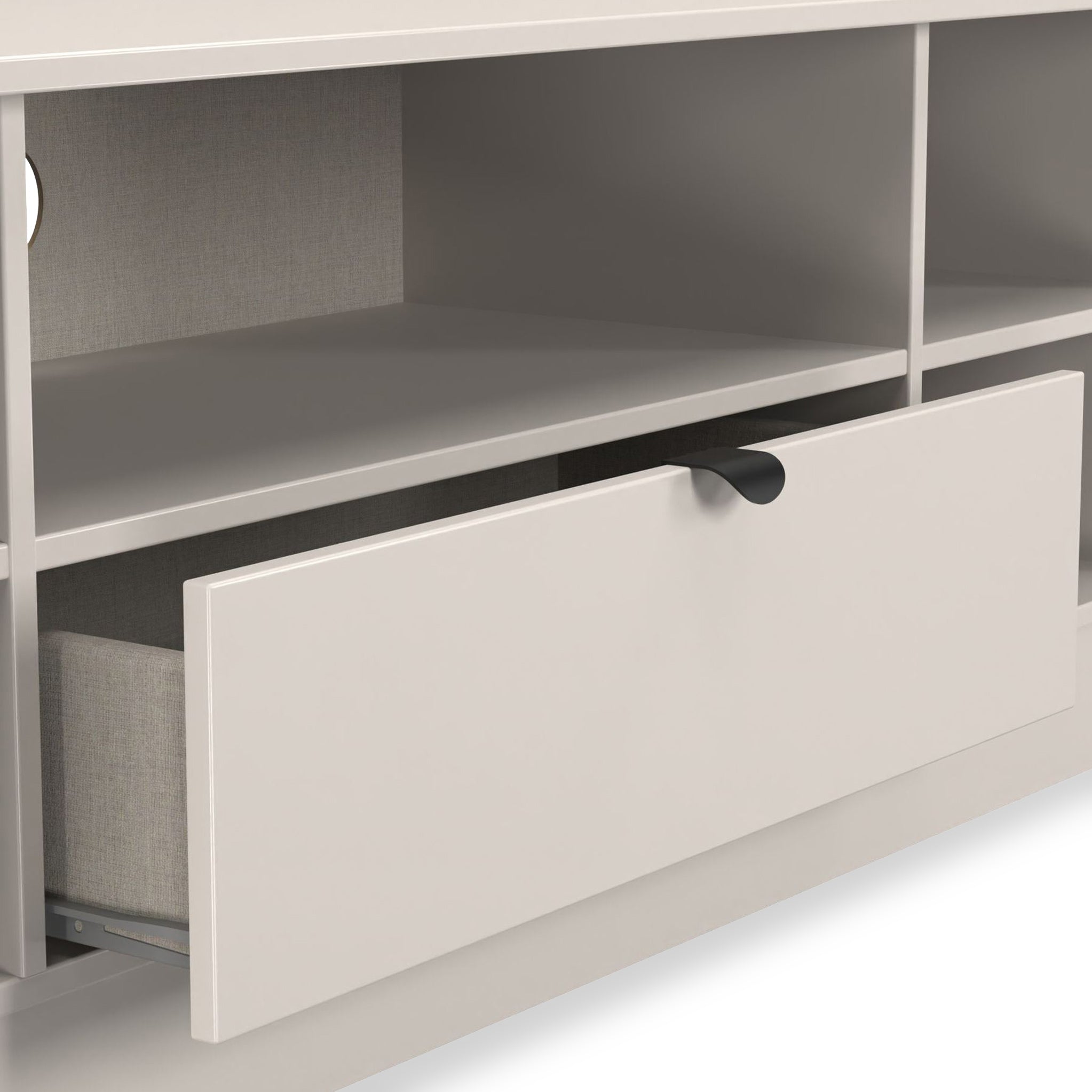 Meuble TV et multimédia Huxley large à 1 tiroir