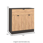 Buffet Huxley à 2 portes et 1 tiroir