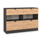 Commode Huxley à 4 tiroirs mi-haute