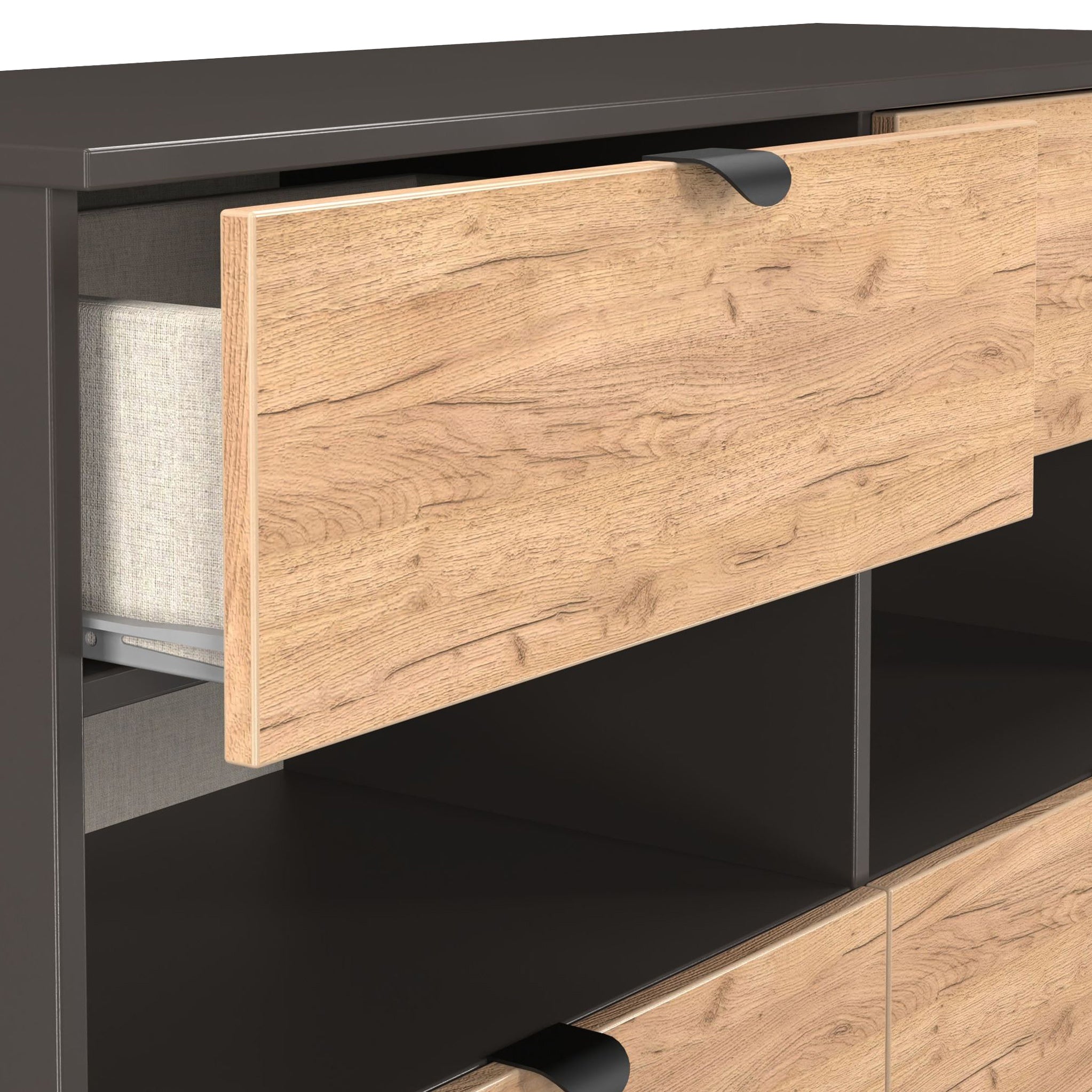 Commode Huxley à 4 tiroirs mi-haute