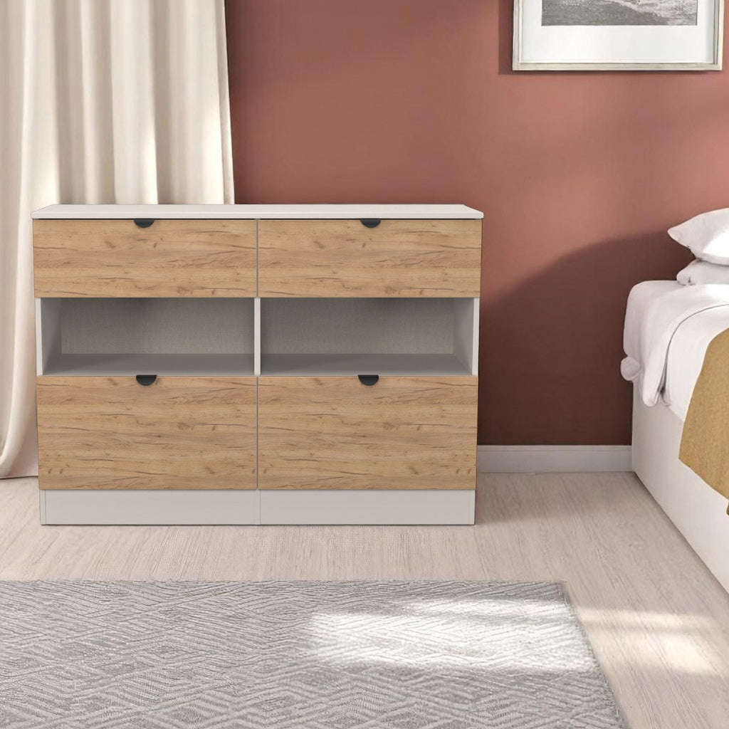 Commode Huxley à 4 tiroirs mi-haute