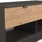 Meuble de rangement bas Huxley à 2 tiroirs