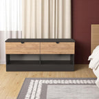 Meuble de rangement bas Huxley à 2 tiroirs