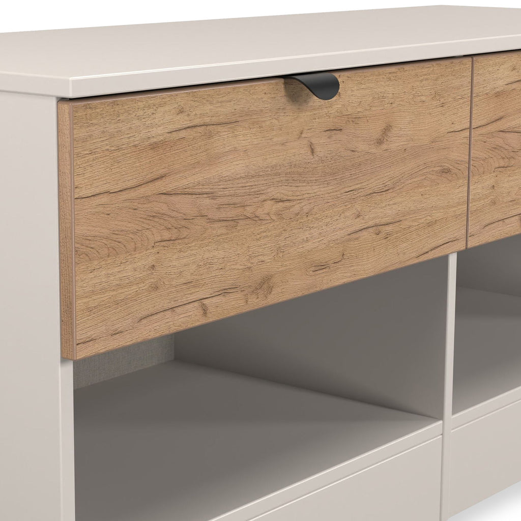 Meuble de rangement bas Huxley à 2 tiroirs