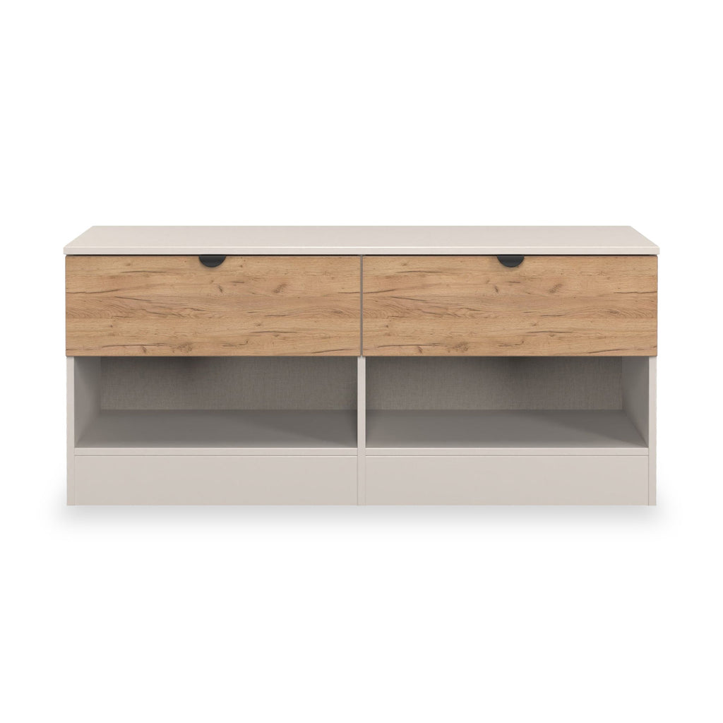 Meuble de rangement bas Huxley à 2 tiroirs