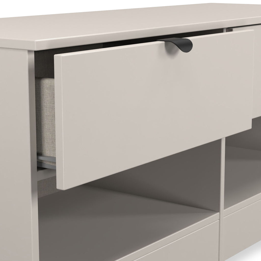 Meuble de rangement bas Huxley à 2 tiroirs