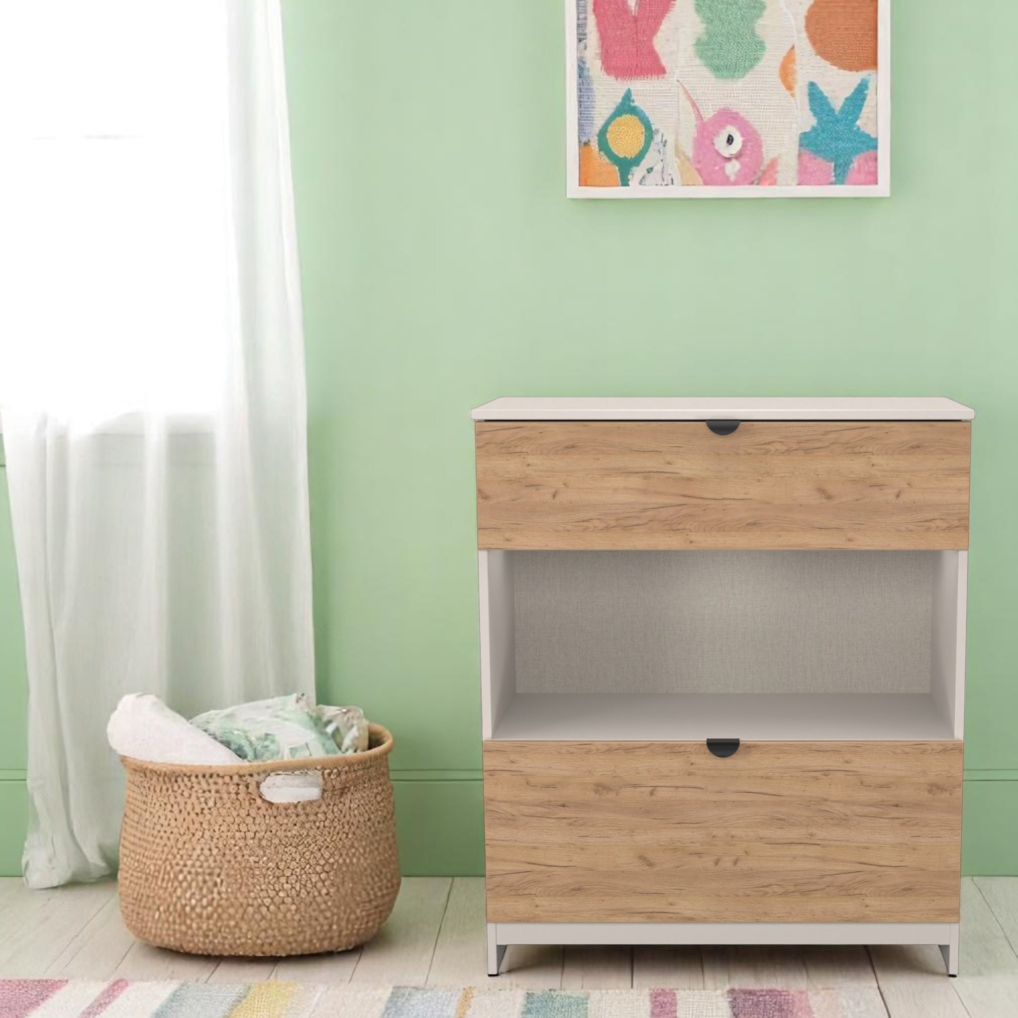 Commode profonde Huxley à 2 tiroirs