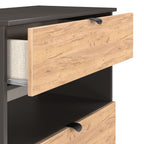 Commode profonde à 3 tiroirs Huxley