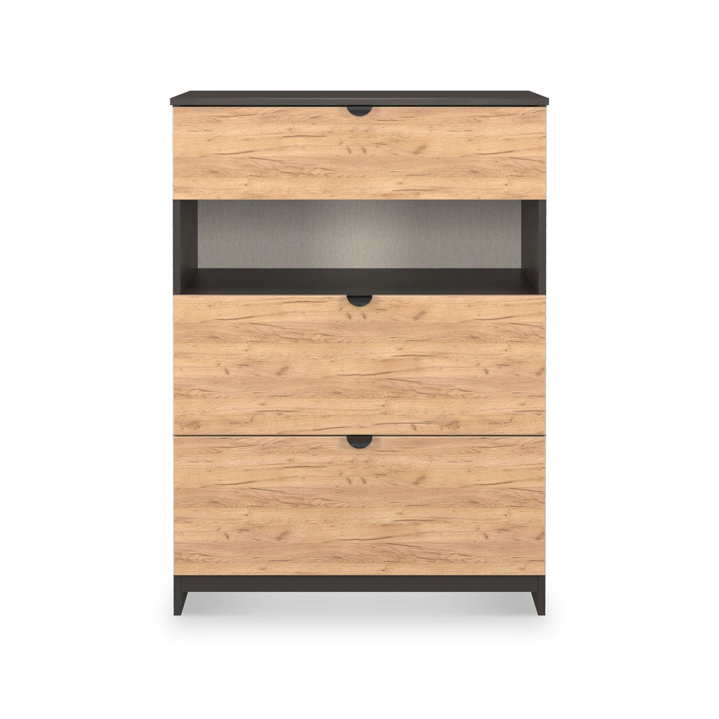 Commode profonde à 3 tiroirs Huxley