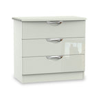 Commode Beckett Gloss à 3 tiroirs