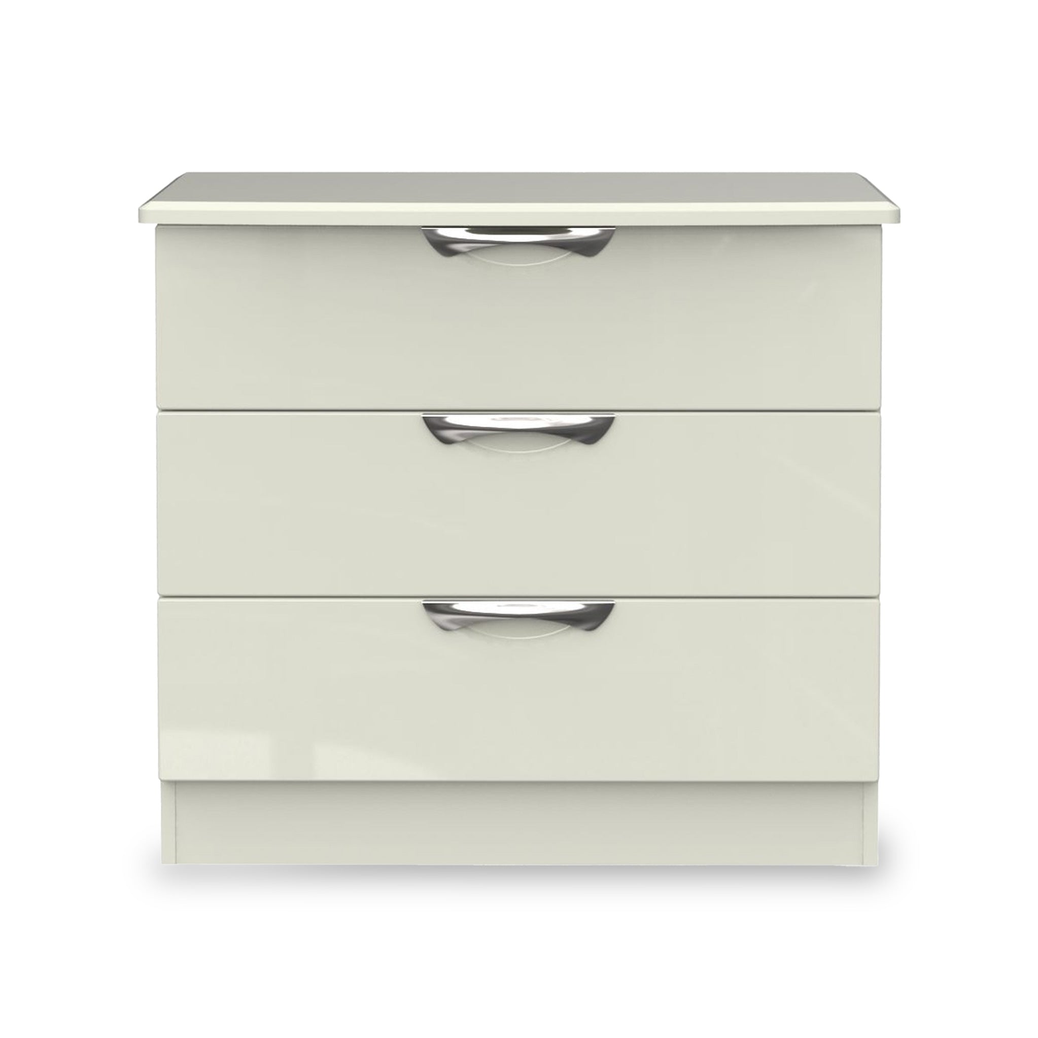 Commode Beckett Gloss à 3 tiroirs