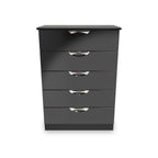 Commode Beckett Gloss à 5 tiroirs