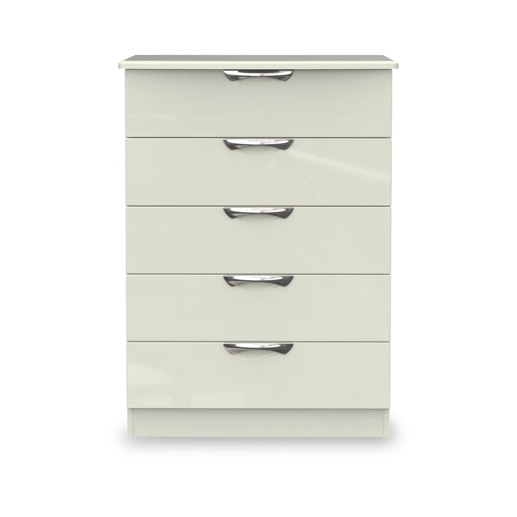 Commode Beckett Gloss à 5 tiroirs