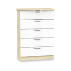 Commode Beckett Gloss à 5 tiroirs