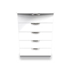 Commode Beckett Gloss à 5 tiroirs