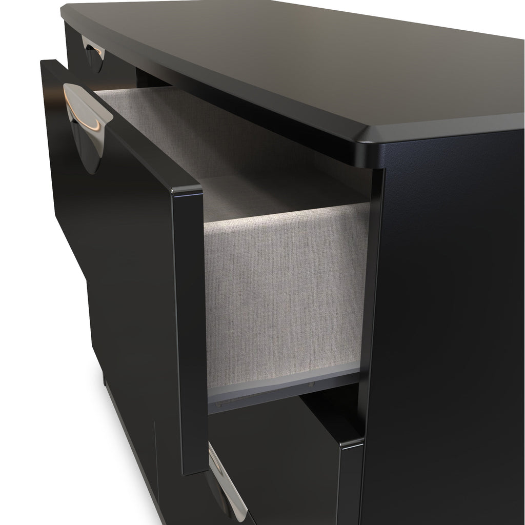 Commode large Beckett Gloss à 6 tiroirs