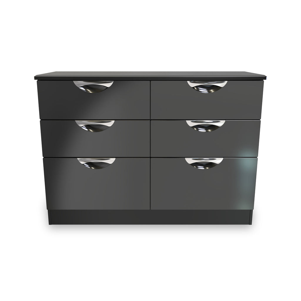 Commode large Beckett Gloss à 6 tiroirs