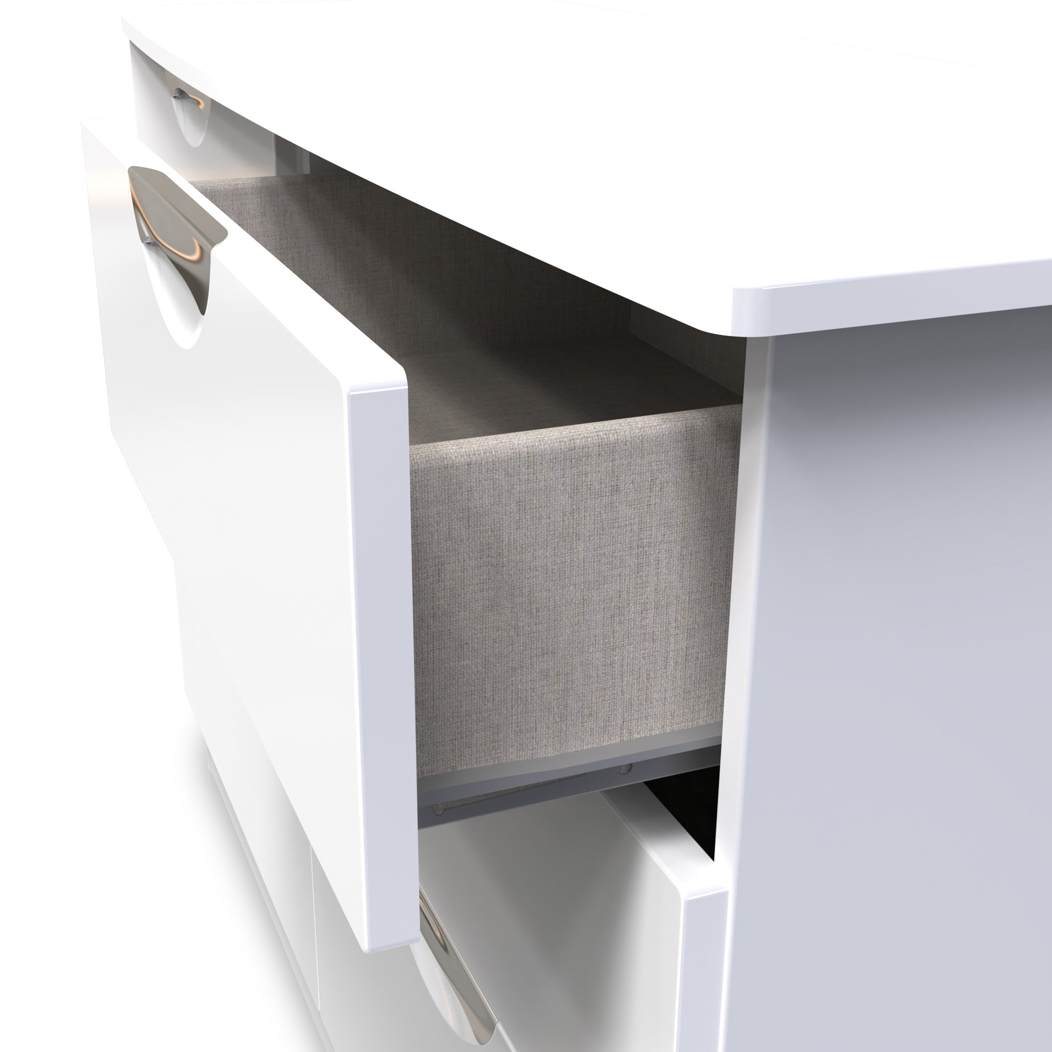 Commode large Beckett Gloss à 6 tiroirs