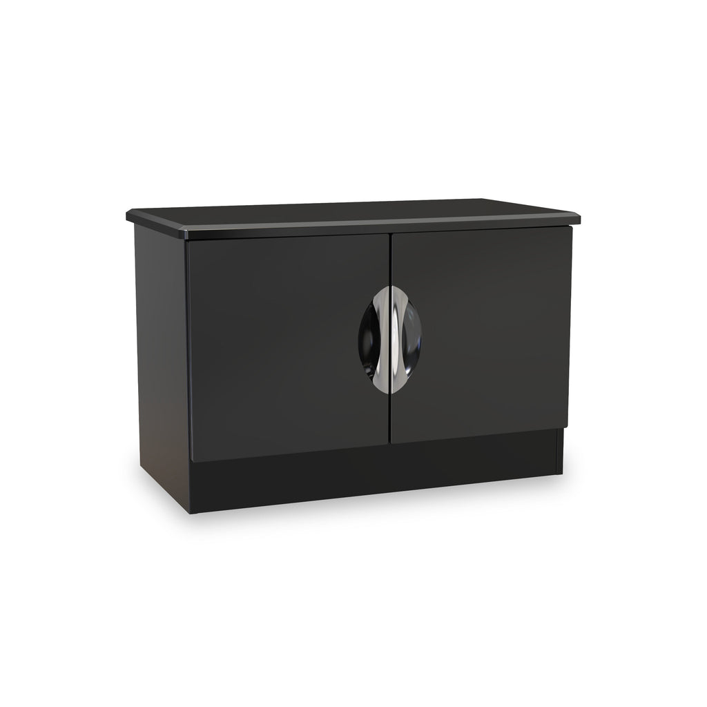 Meuble TV compact Beckett Gloss 2 portes