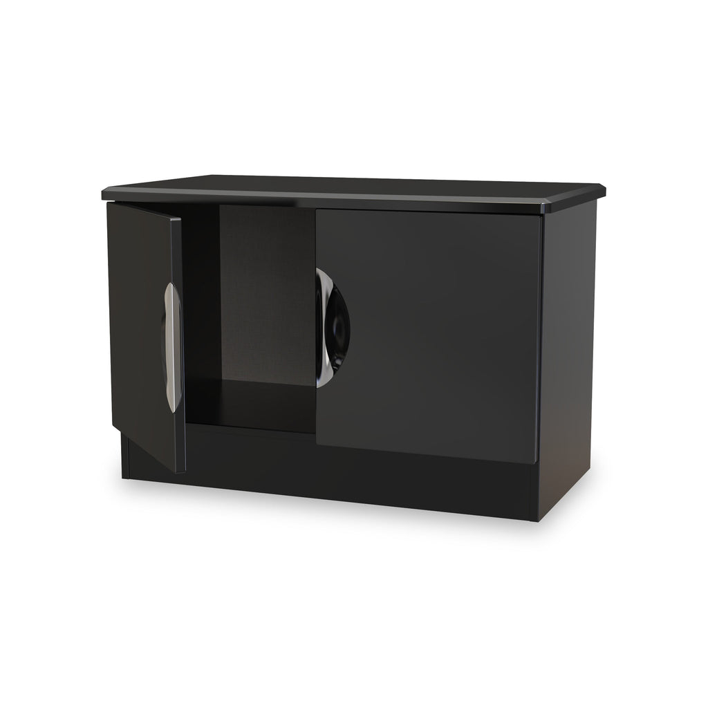 Meuble TV compact Beckett Gloss 2 portes