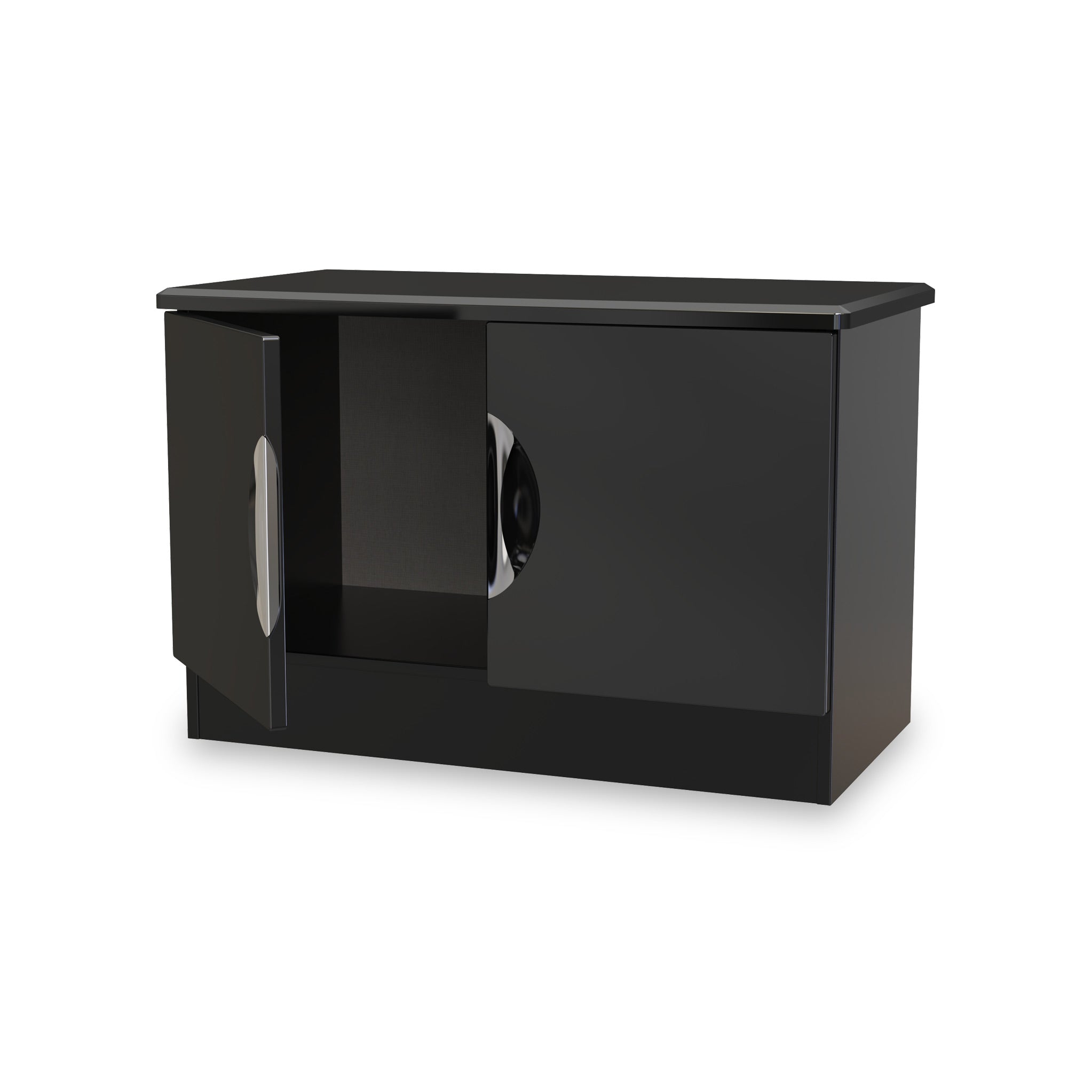 Meuble TV compact Beckett Gloss 2 portes