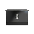 Meuble TV compact Beckett Gloss 2 portes
