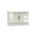 Meuble TV compact Beckett Gloss 2 portes