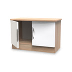 Meuble TV compact Beckett Gloss 2 portes