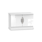 Meuble TV compact Beckett Gloss 2 portes