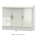 Buffet Beckett Gloss à 3 portes