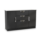 Buffet Beckett Gloss 2 portes 3 tiroirs
