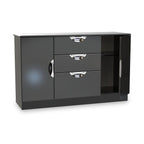 Buffet Beckett Gloss 2 portes 3 tiroirs