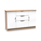 Buffet Beckett Gloss 2 portes 3 tiroirs