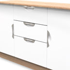 Buffet Beckett Gloss 2 portes 3 tiroirs