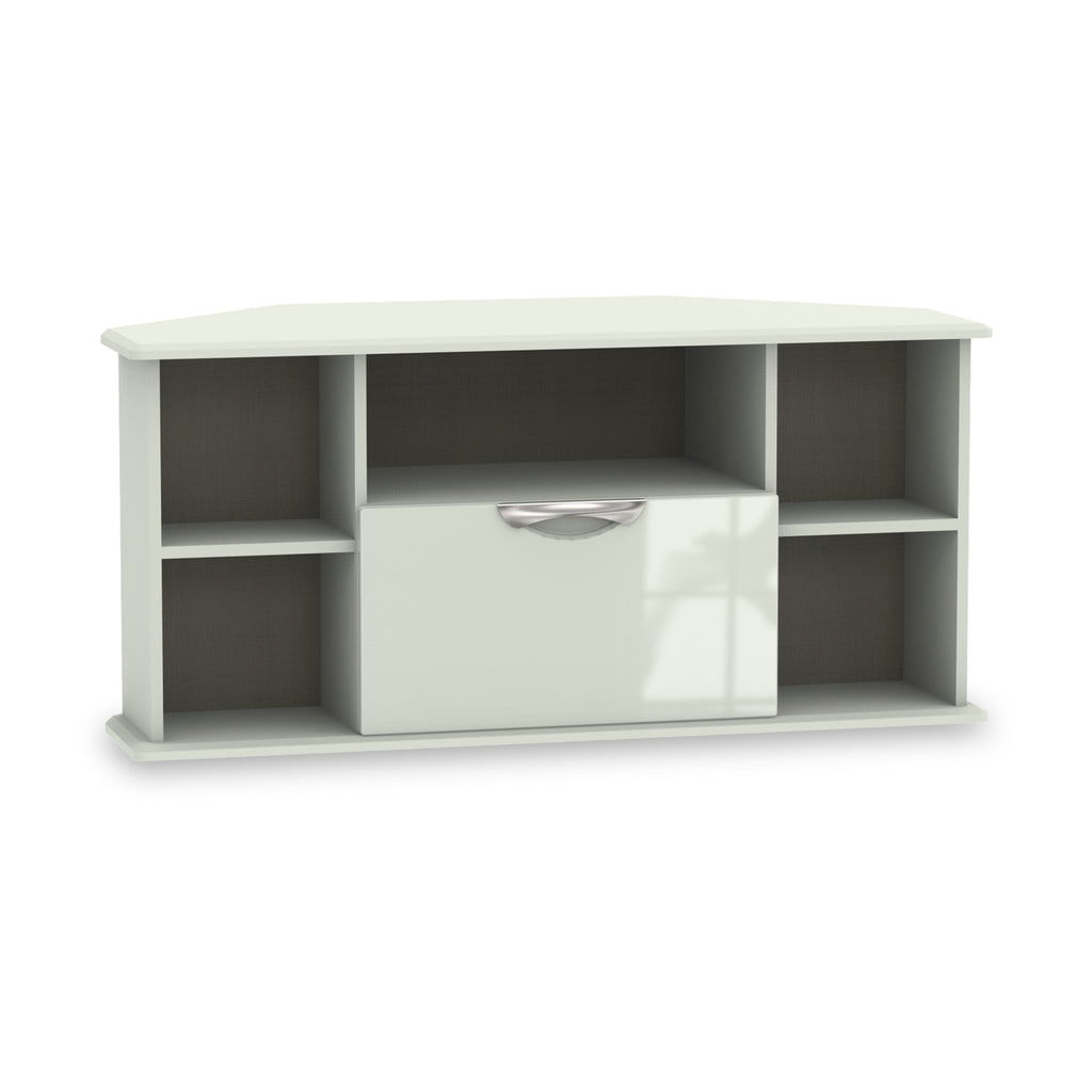 Meuble TV d'angle Beckett Gloss