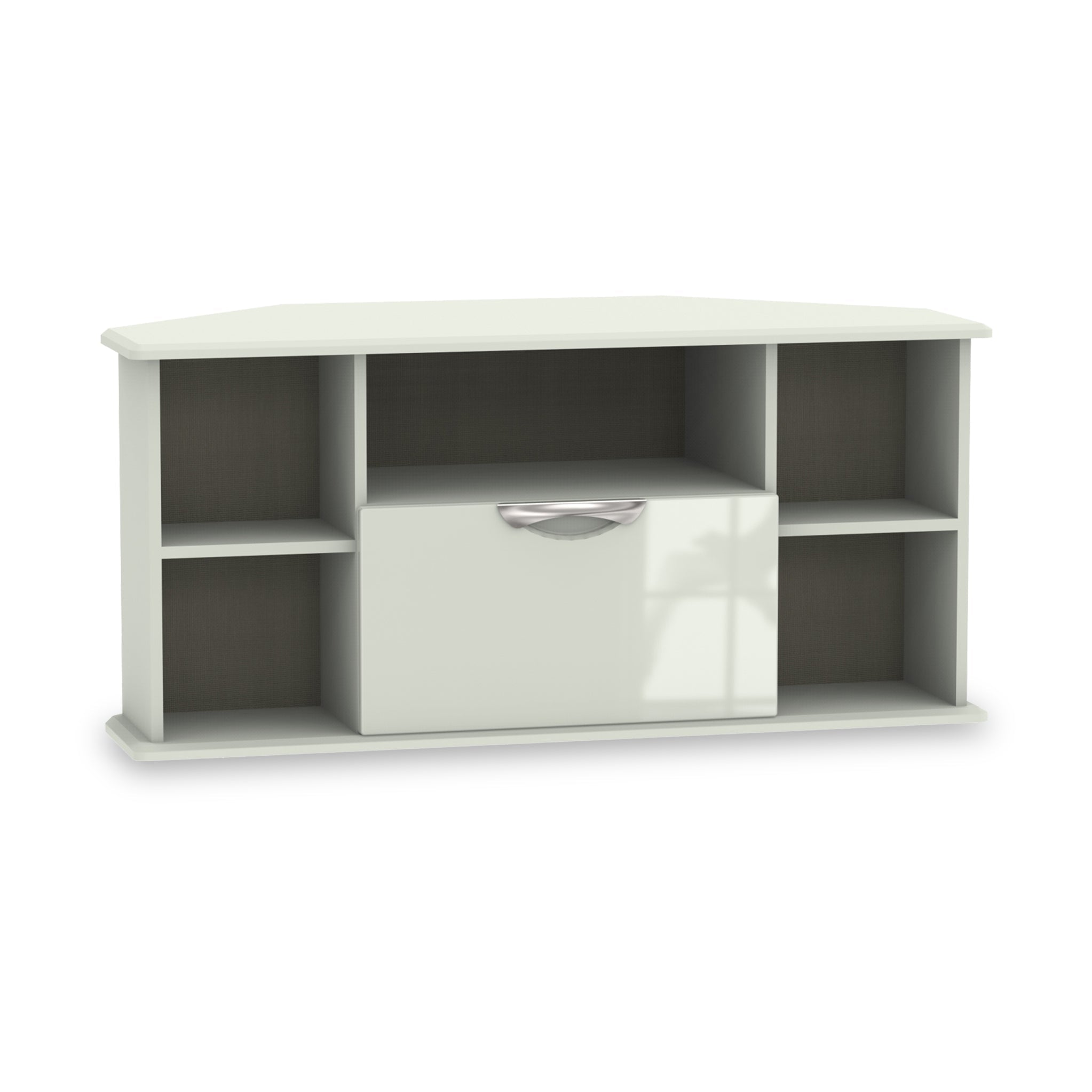 Meuble TV d'angle Beckett Gloss