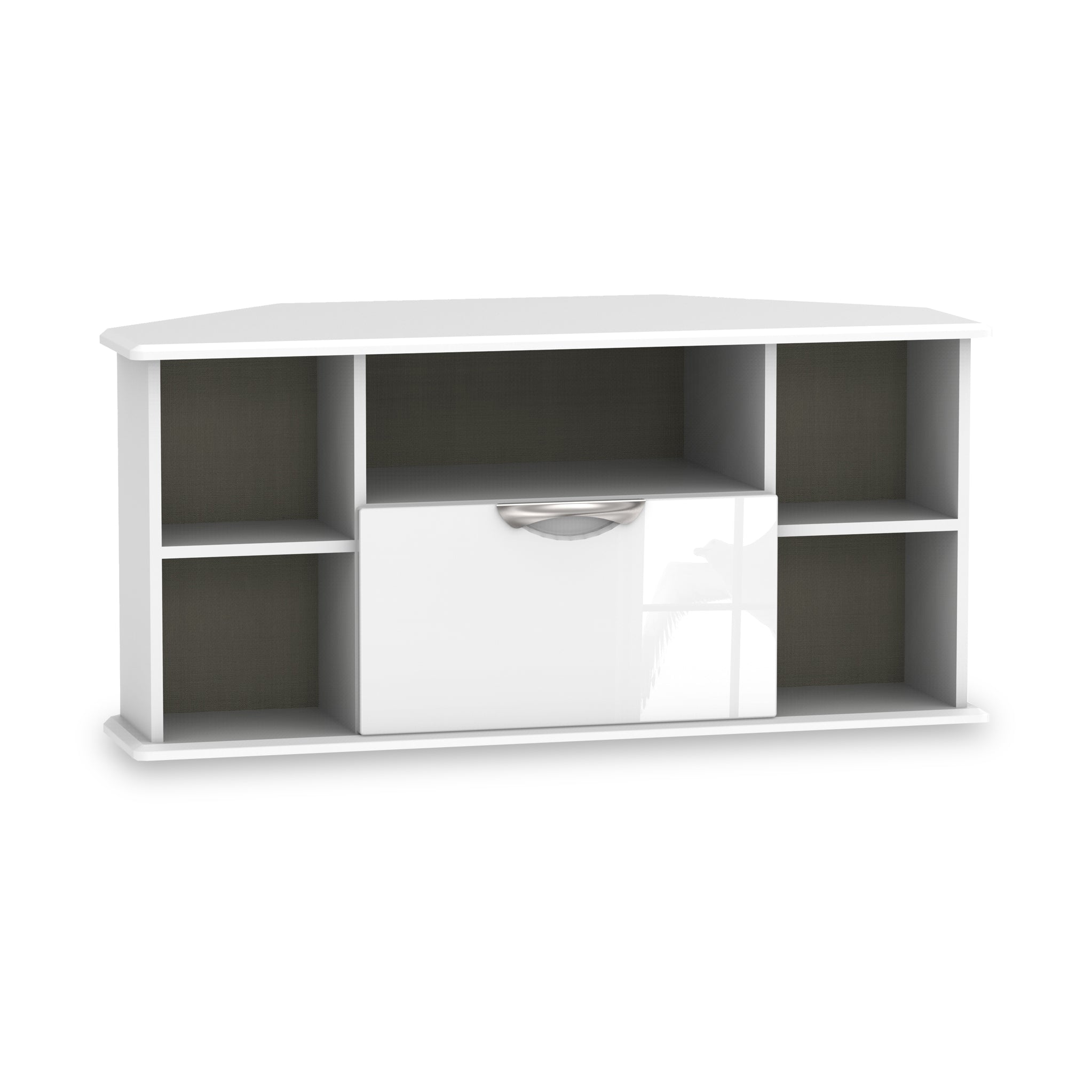 Meuble TV d'angle Beckett Gloss